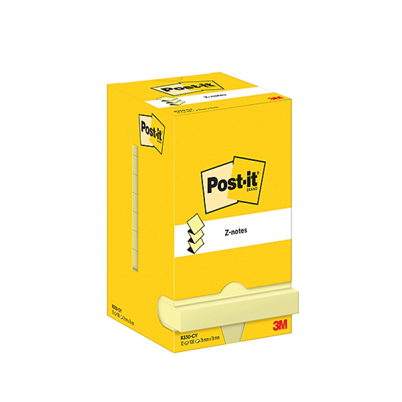 Karteczki Post-it Z-Notes 76x76 12 x 100 karteczek