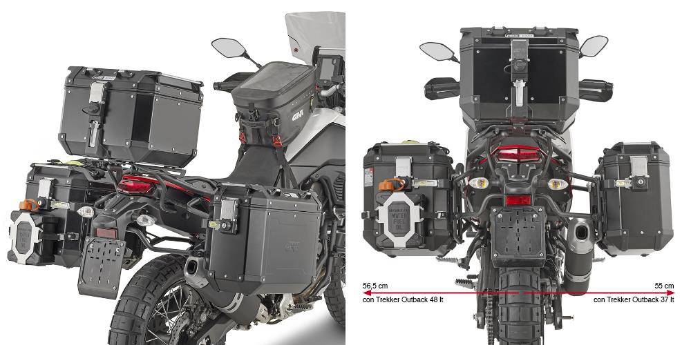 Rám bočných kufrov Givi One-fit Cam Yamaha Ténéré 700 (19)