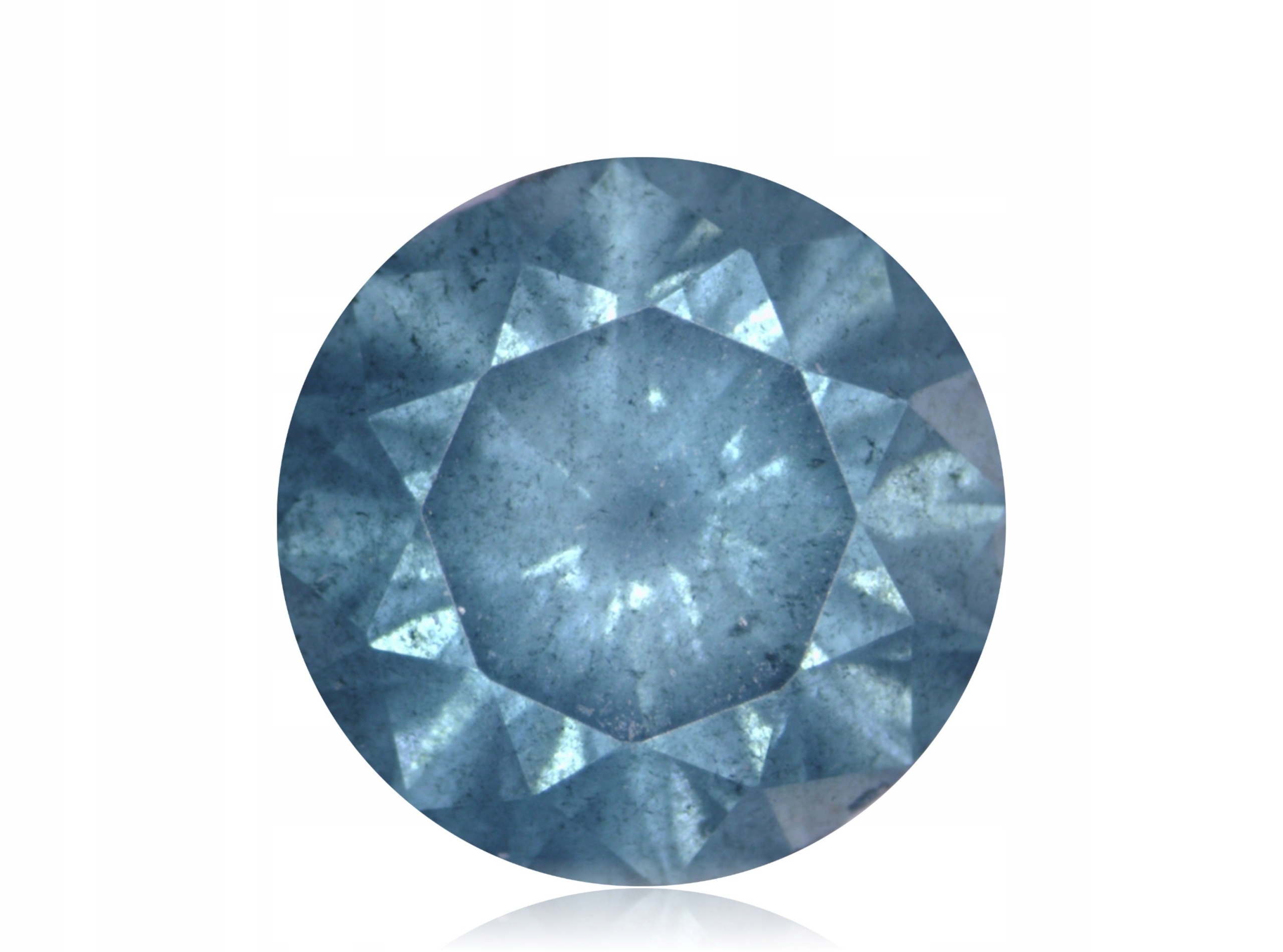 Diamant 0.21ct Modrý Briliant I3 eCertifikát Wbd