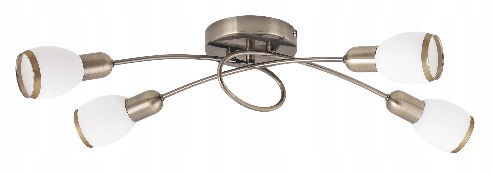 Rabalux Stropná lampa Elite E14 4x40W hnedá 66 cm kov/sklo
