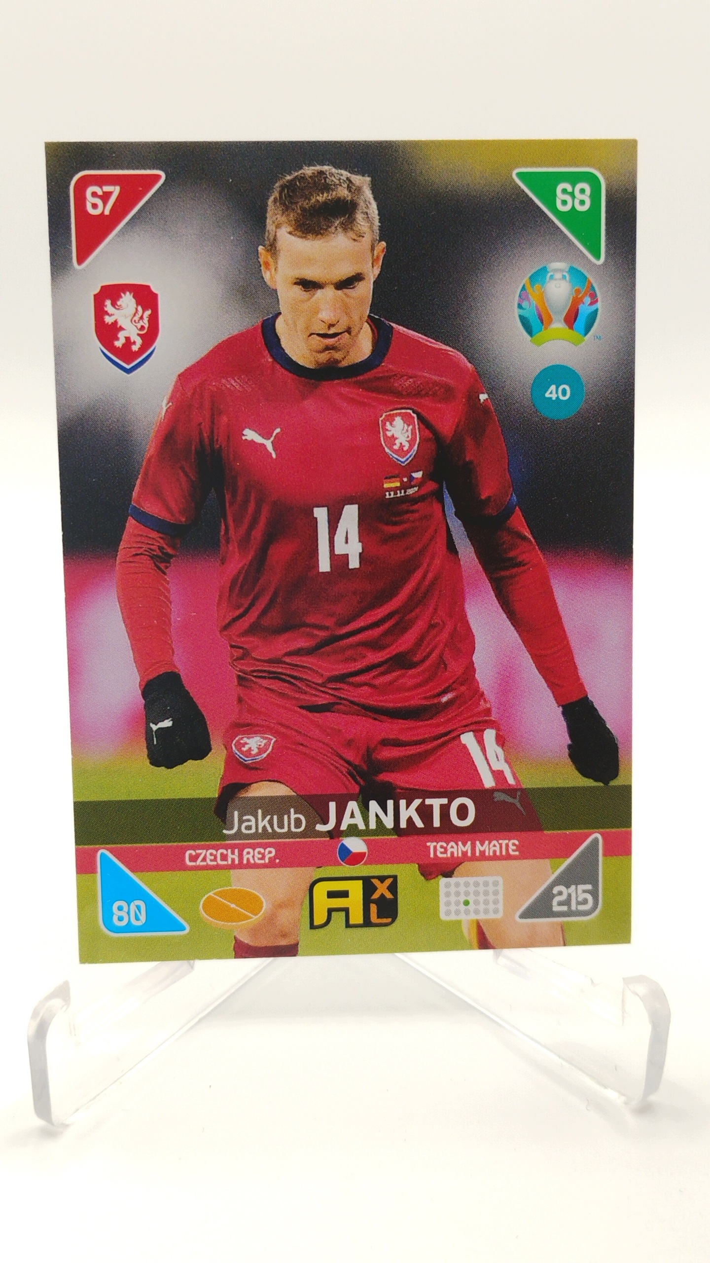 Panini Euro 2020 Kick Off 2021 Team Mate 40 Jakub Jankto Czechy
