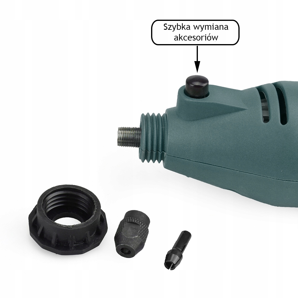 MULTISZLIFIERKA MINI-SZLIFIERKA WIERTARKA FREZARKA Maksymalna prędkość obrotowa 32500 RPM