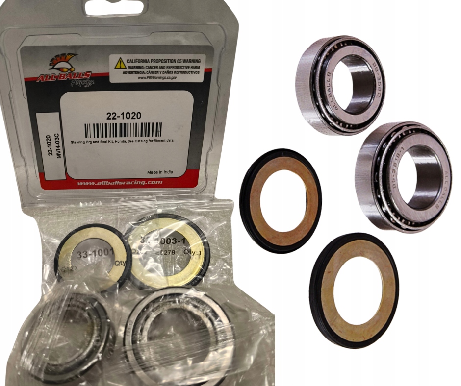 HONDA CBF 600 1000 ŁOŻYSKA GŁÓWKI RAMY USZCZELNIACZE ZESTAW DEDYKOWANY