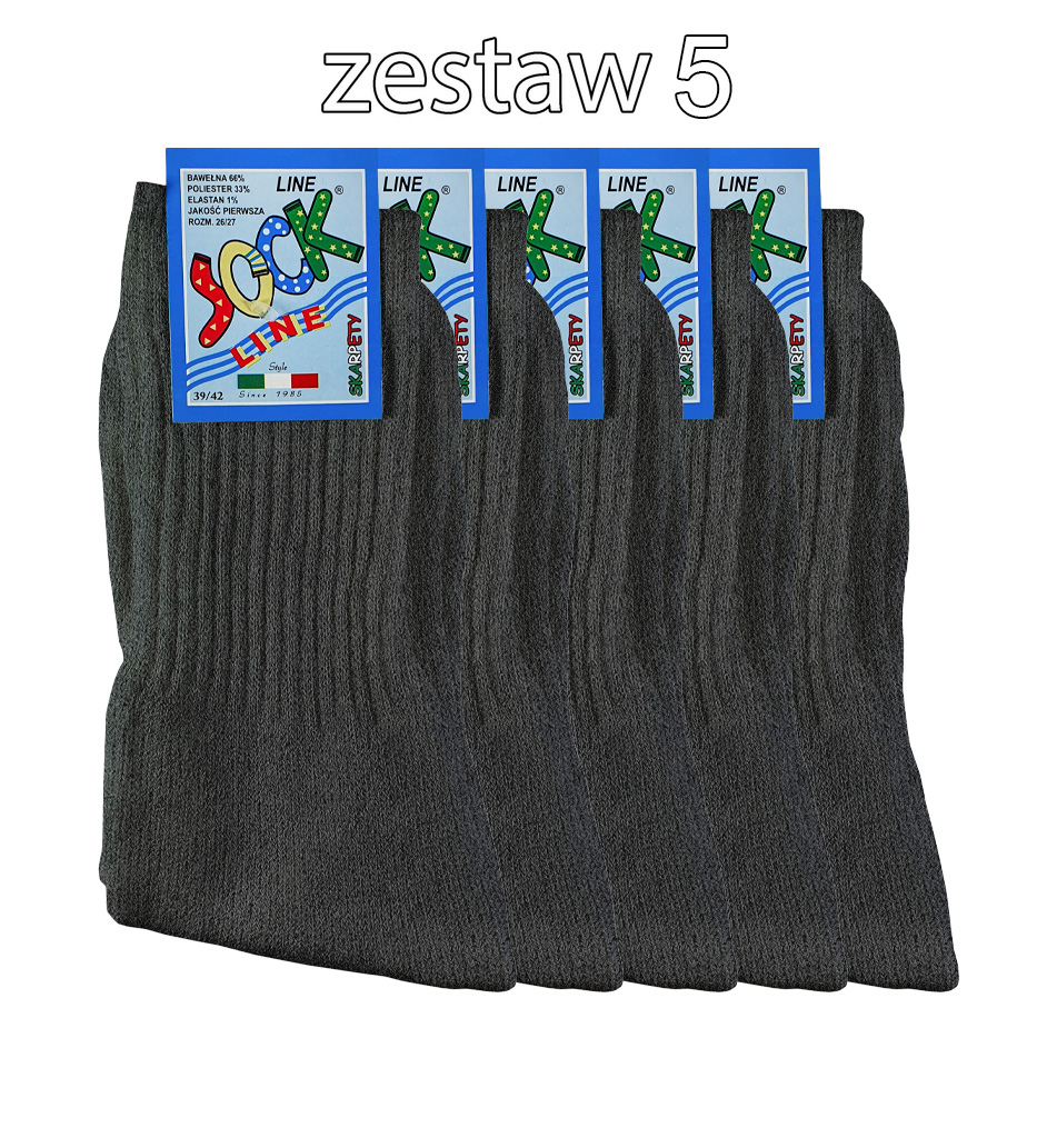 10x ROBOCZE BAWEŁNIANE skarpety FROTTE FROTA 43-45 Fason skarpetki