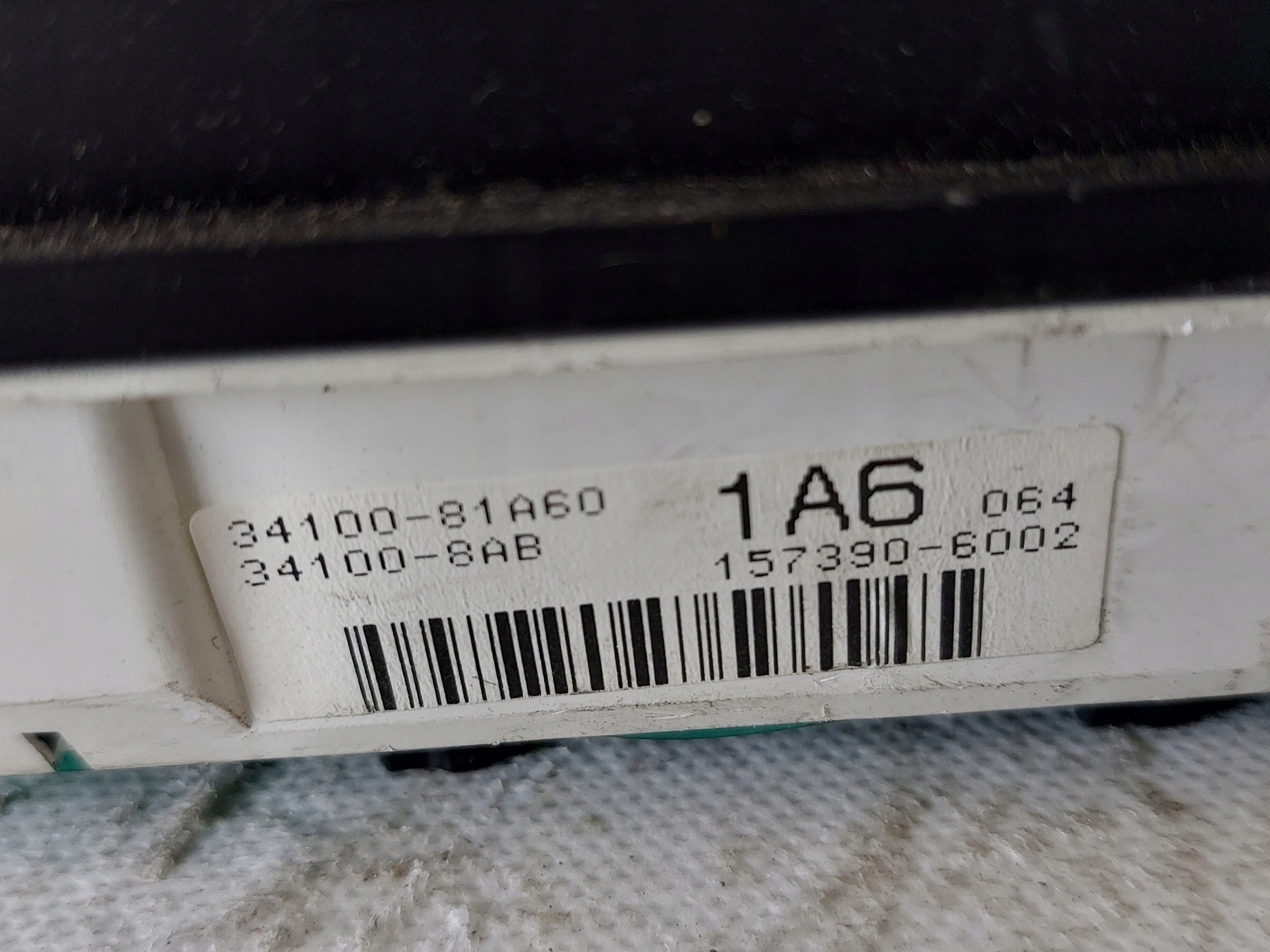 dials clock SUZUKI JIMNY 1.6 B 3410081A60