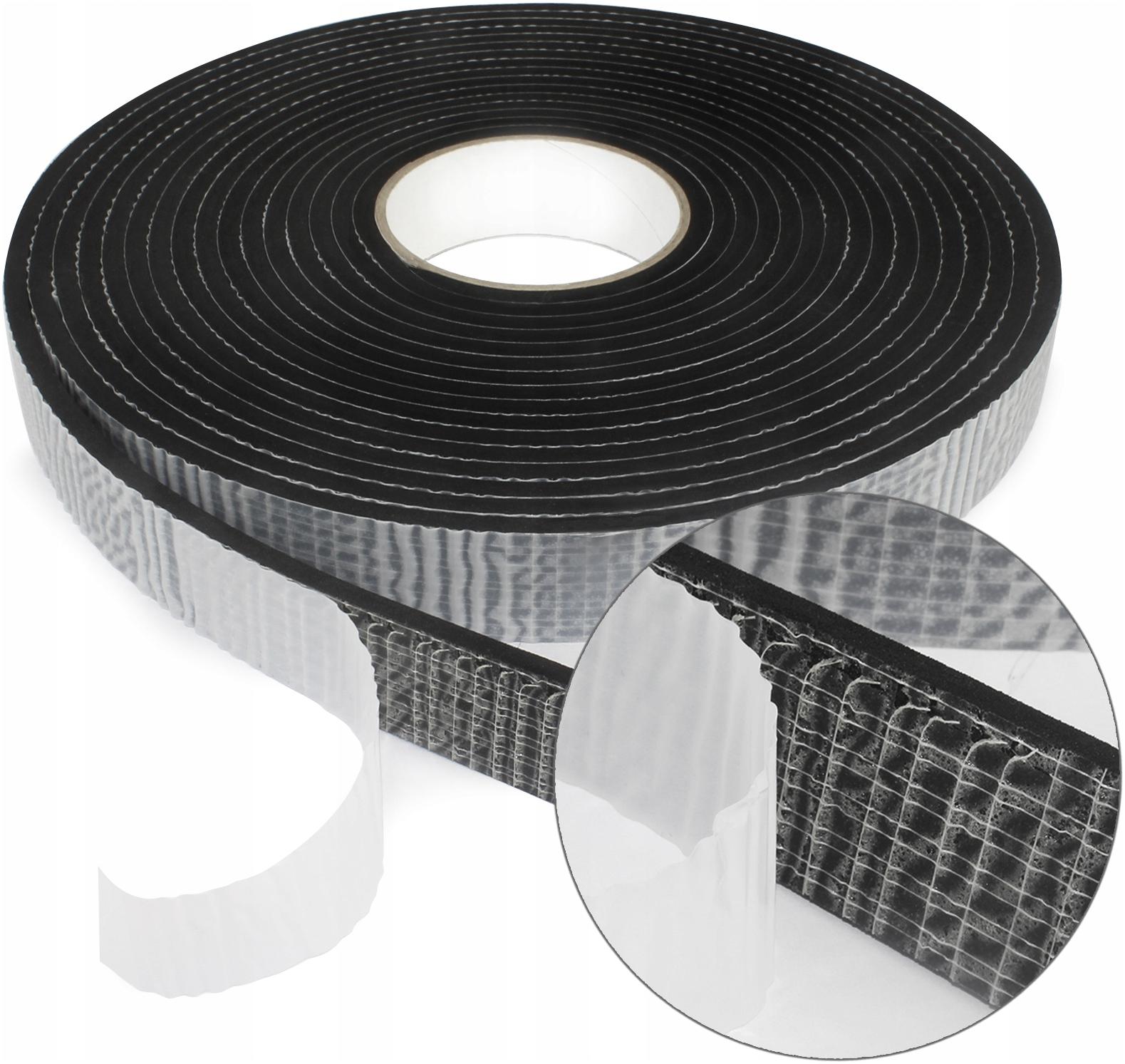 Vodotěsná Vyztužená Těsnící Páska Epixdm 30 mm/10 m Těsnění 5 mm