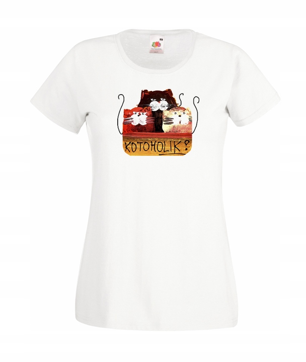 

Xs Koszulka Damska Koty Soft Kitty Śmieszne Wzory