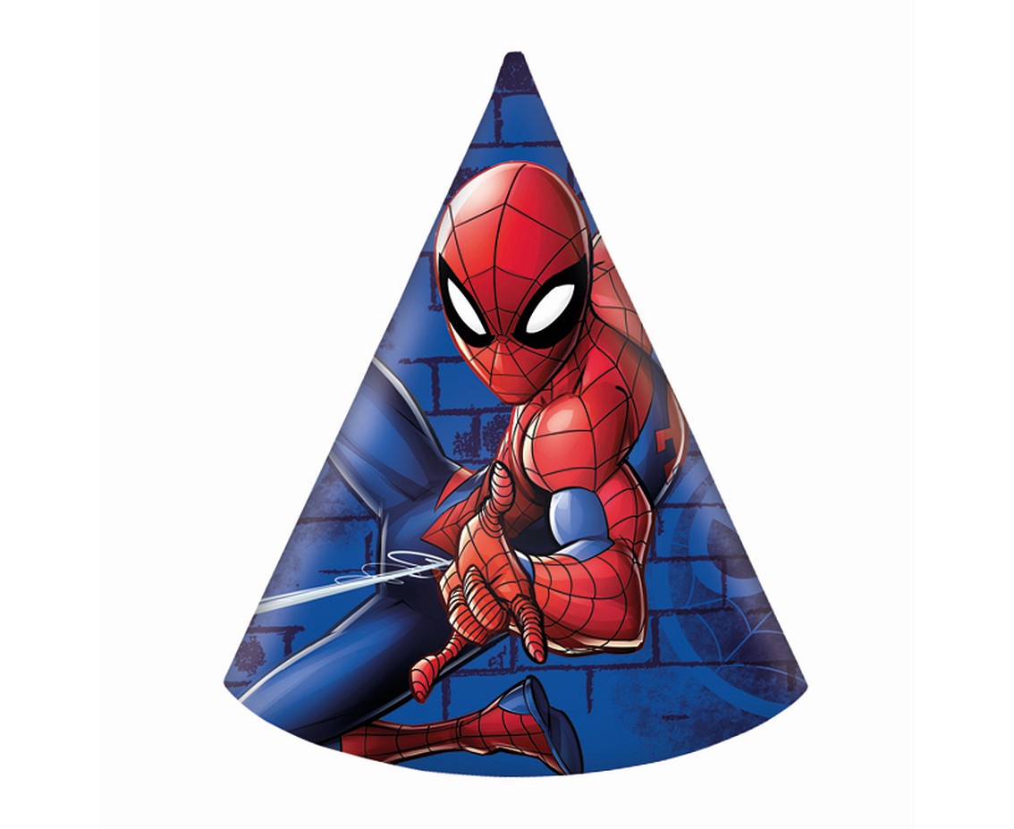 

Czapeczki papierowe Spiderman 6 sztuk Spidermen
