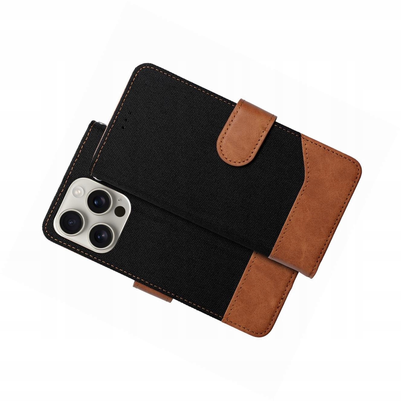 Etui zamykane Jeans Book kabura z funkcją podstawk do iPhone Se 2022