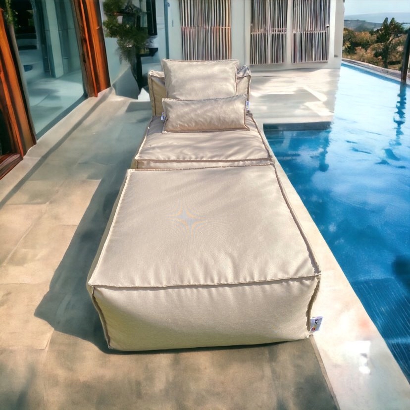 OGRODOWE WODOODPORNE MEBLE MODUŁOWE TARAS BASEN -OPARCIE -ZBUDUJ KANAPĘ Wysokość mebla 80 cm