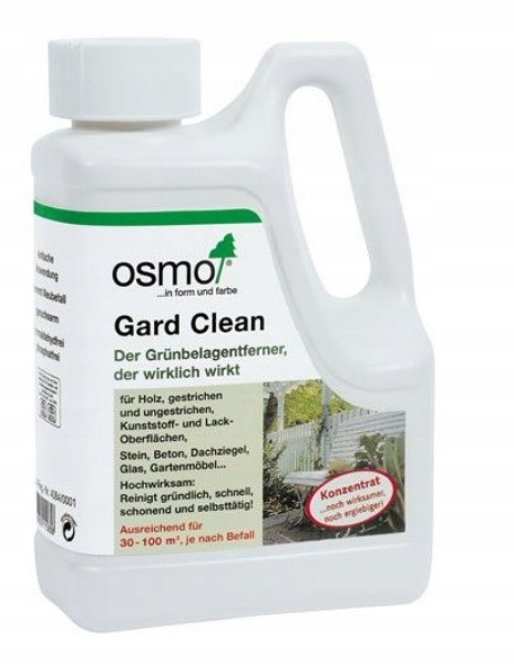 Osmo 6606 do usuwania zielonego mchu glonów gard clean bezbarwny 5L