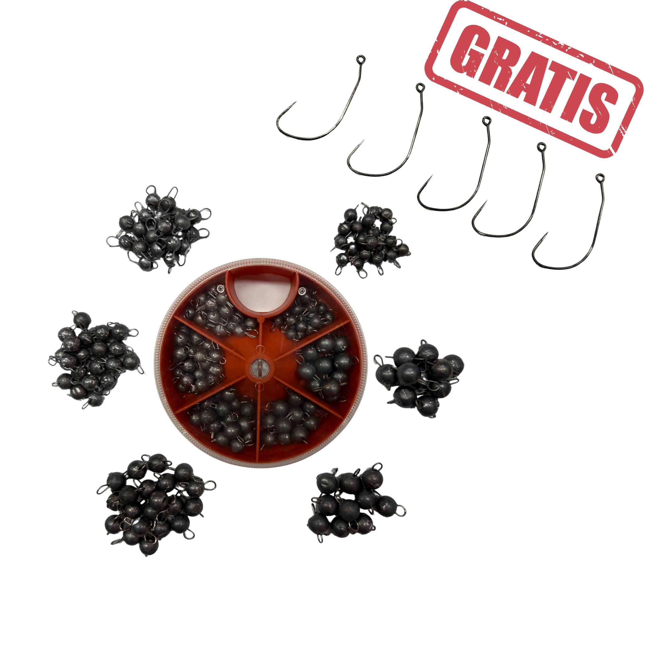 Czeburaszki Cheburashka Ołowiane 100 Szt MIX Haki Offsetowe Gratis!
