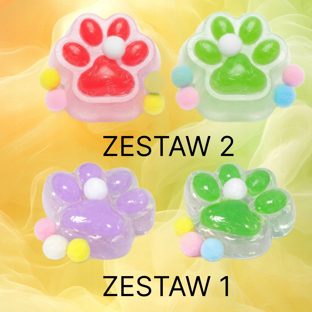 MINI GNIOTEK ŁAPKA 5 CM ANTYSTRESOWA ZABAWKA SENSORYCZNA Materiał guma plastik