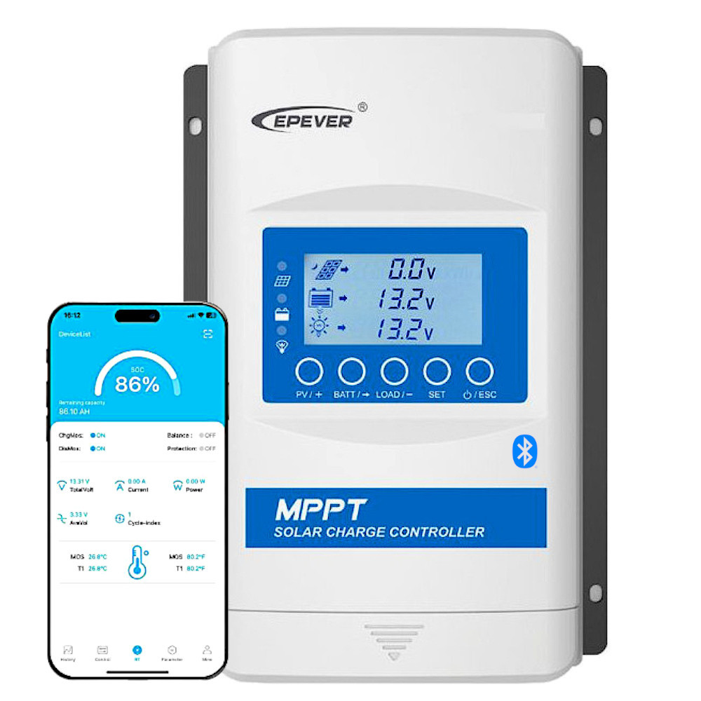 Solarny regulator Epever MPPT 30A XTRA3210N BLE 12/24V