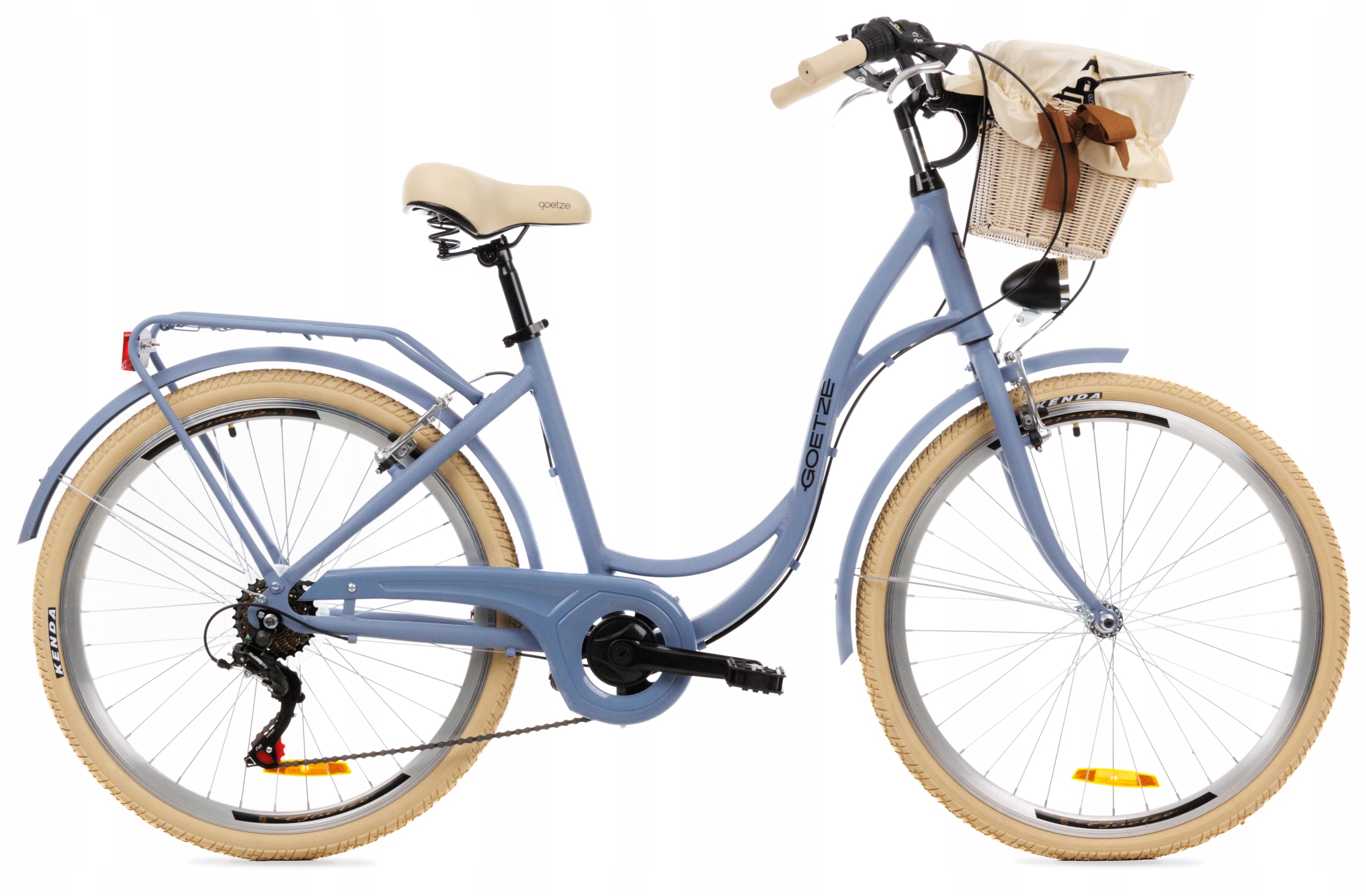 Damski Rower Miejski Goetze 26 Lekki Damka Shimano Kosz