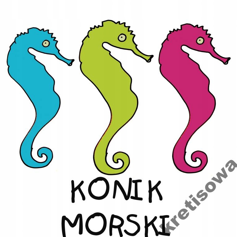 

Męska Koszulka Ryba Konik Morski Wzory r3a