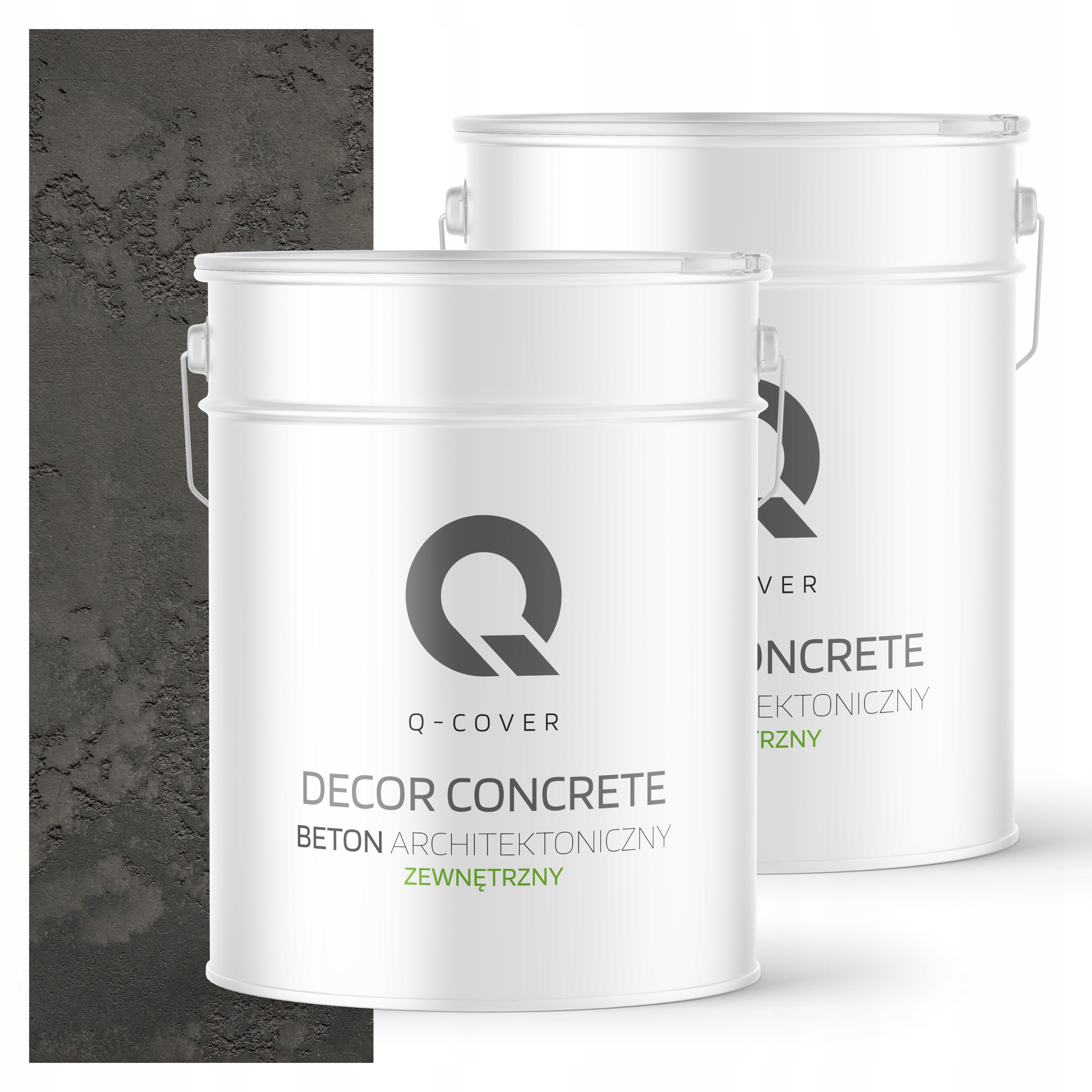 Architektonický venkovní beton 10 m2 15 kg Hotová hmota Šedá Tmavá F276