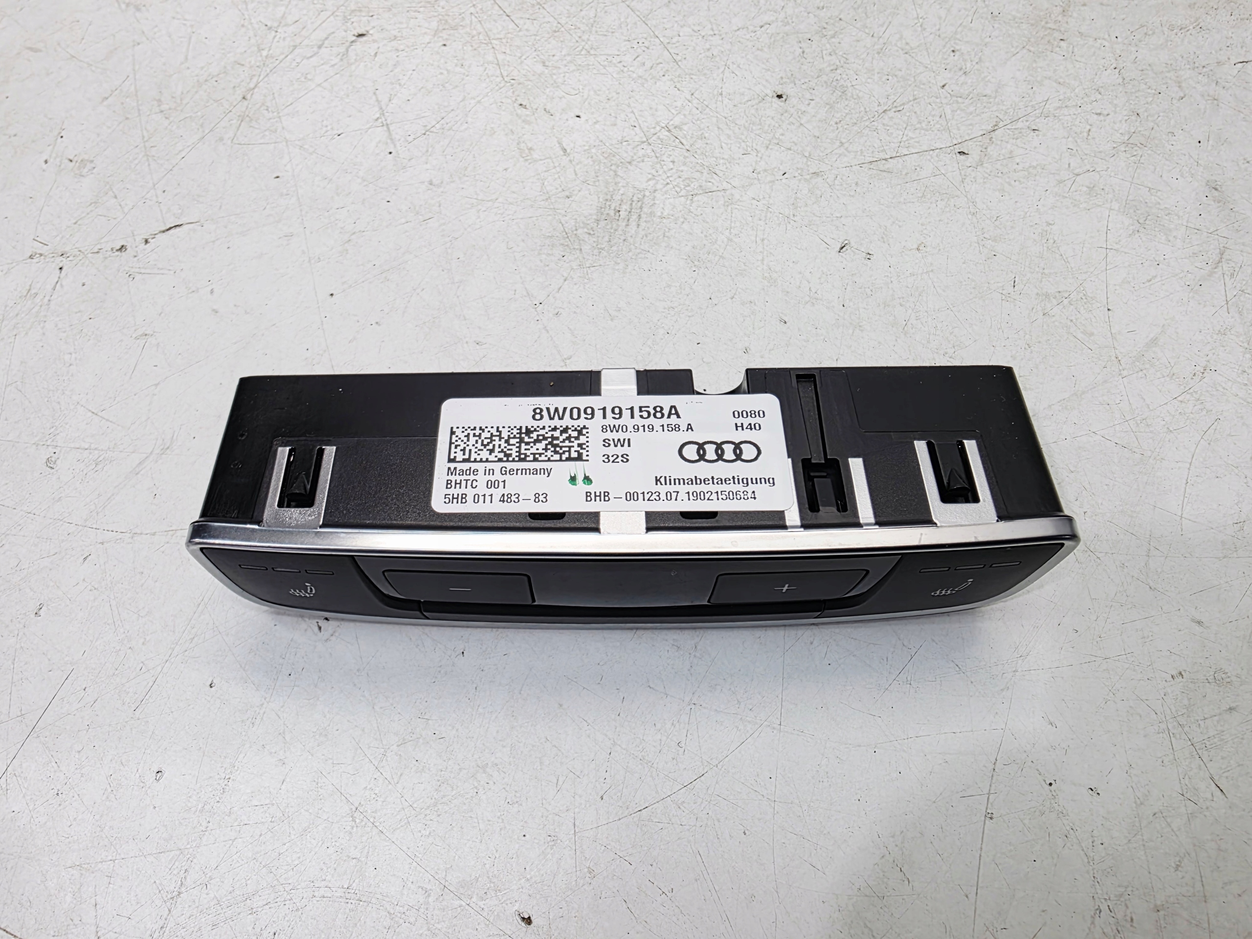 PANEL KLIMATRONIK heizung heck AUDI A4 B9 A5 8W 8W0919158A