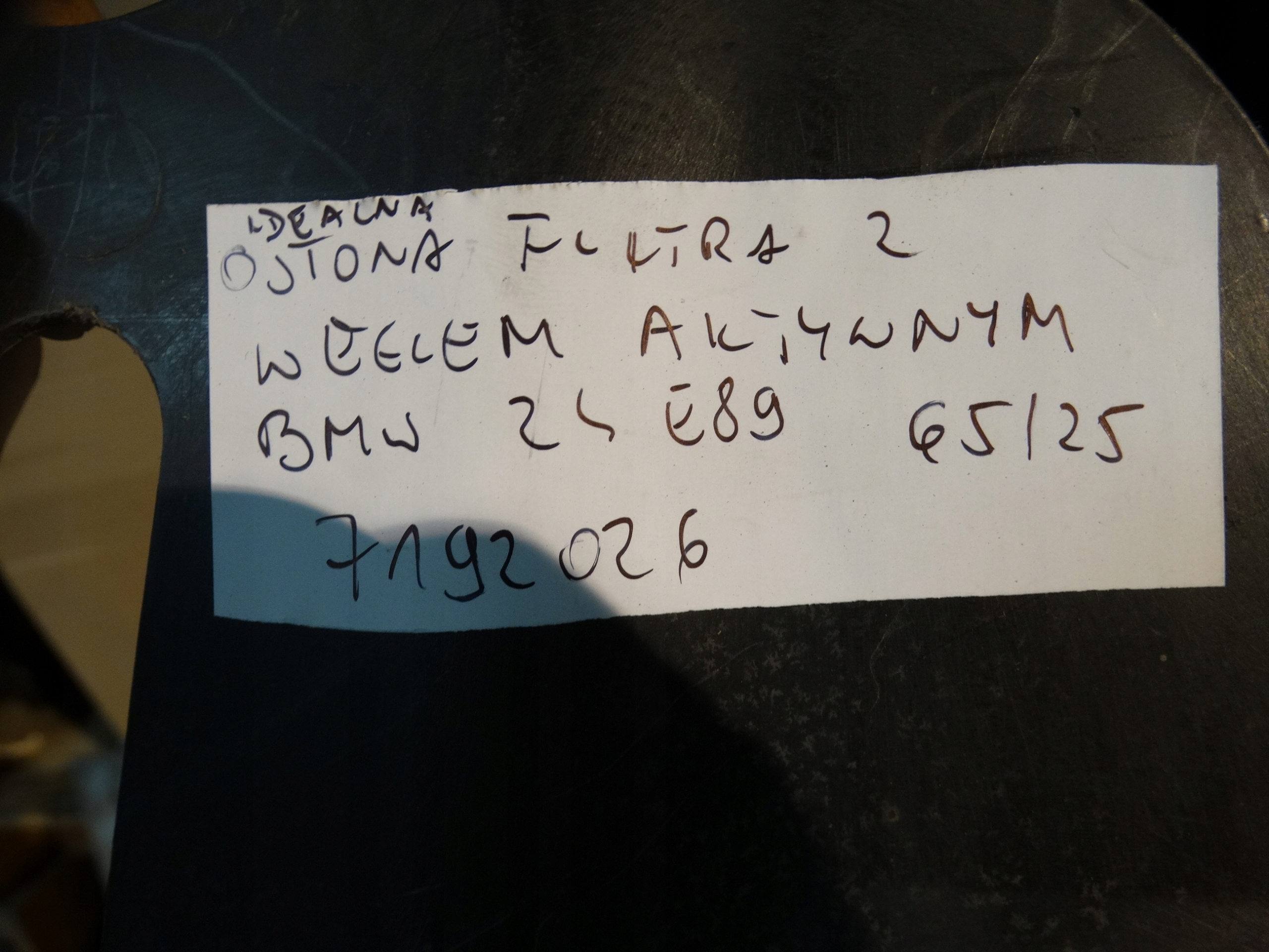 IDEAL Blende Abdeckung filter Z WEGLEM AKTYWNYM BMW Z4 E89 1