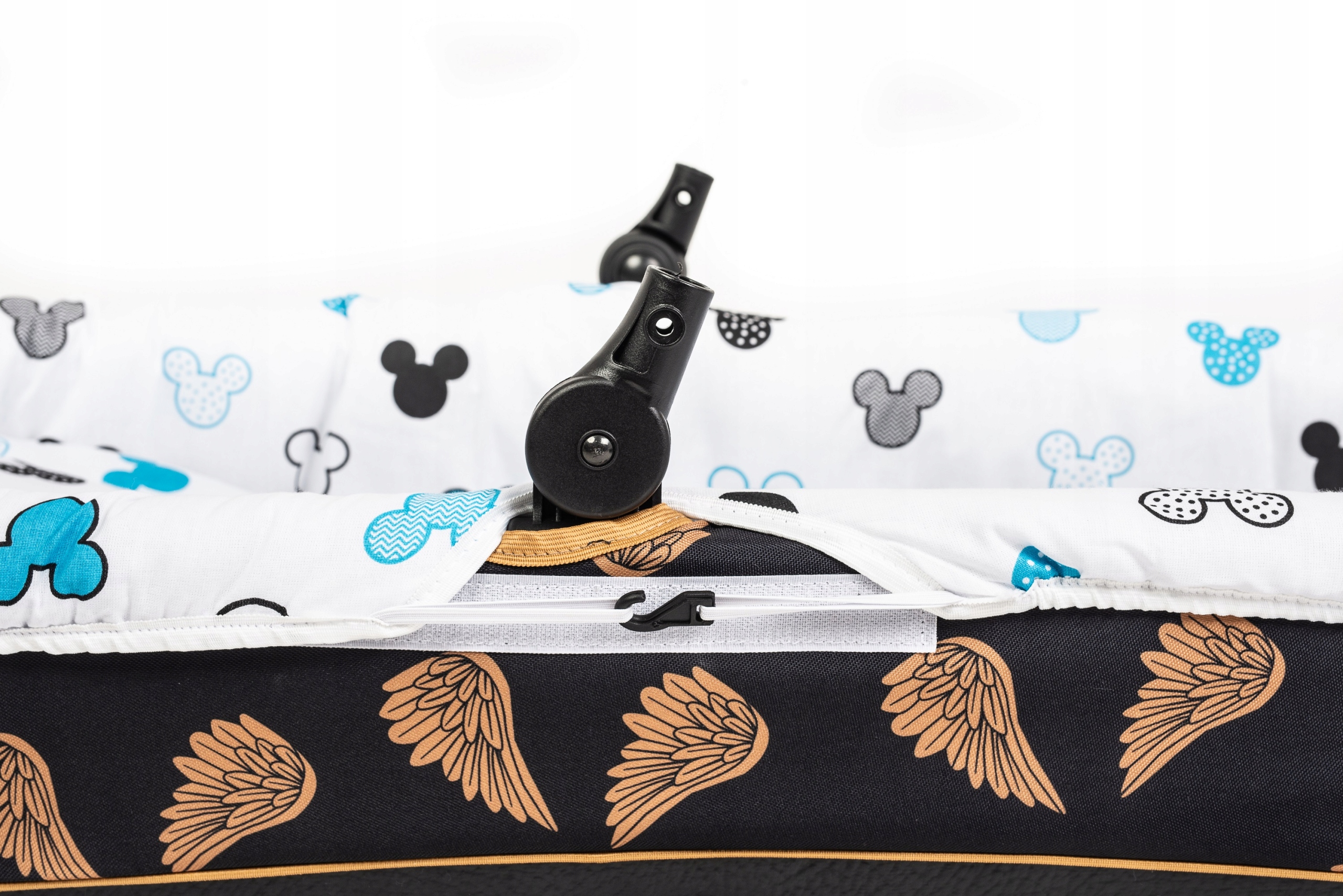 WKŁADKA MATERACYK PODUSZKA DO GONDOLI ZESTAW 3W1 JACKMAR Kolor wielokolorowy