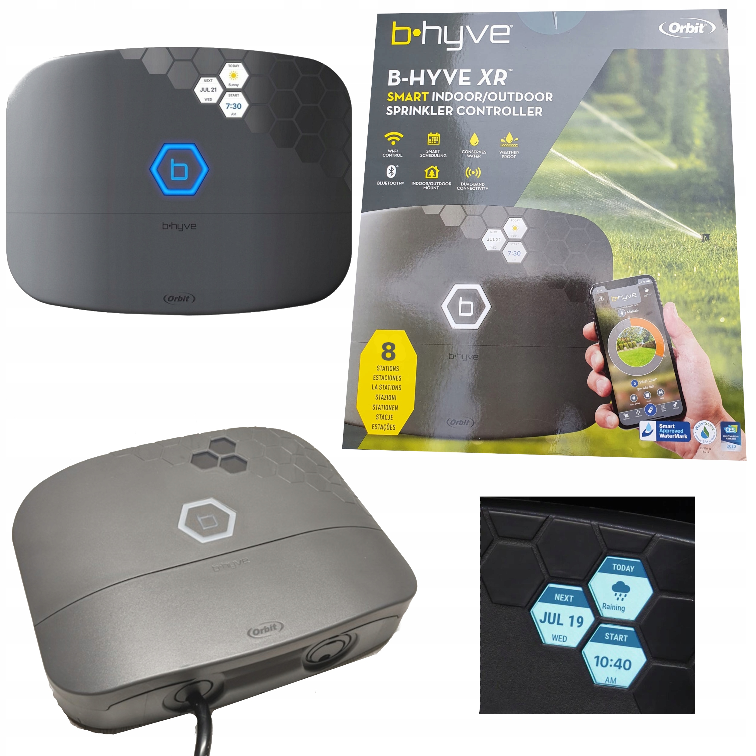 Ovládač Orbit B-hyve Xr 8 Sekcií Wi-Fi externe