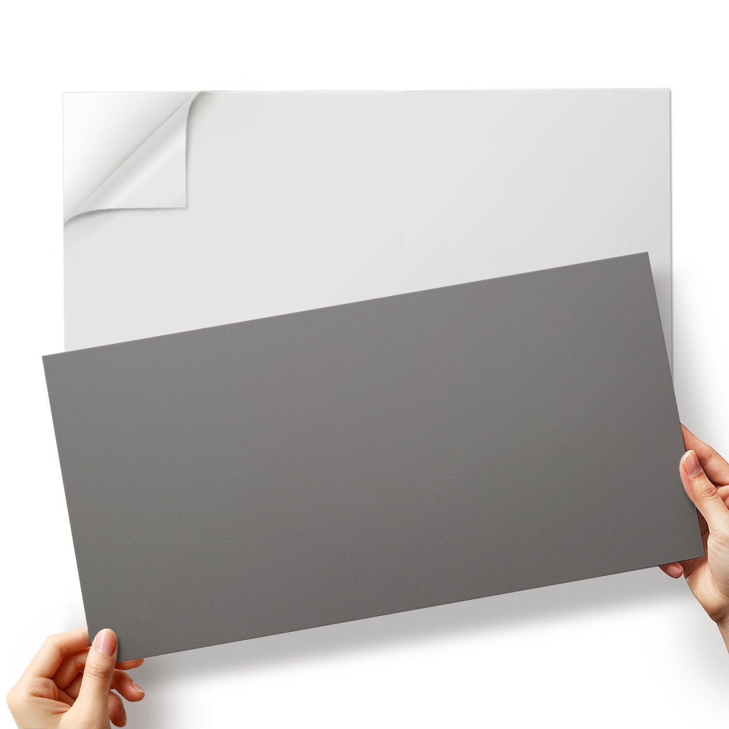 Sada vinylových dlaždic Snadná montáž Elegantní Šedá Barva 10x40x20 cm