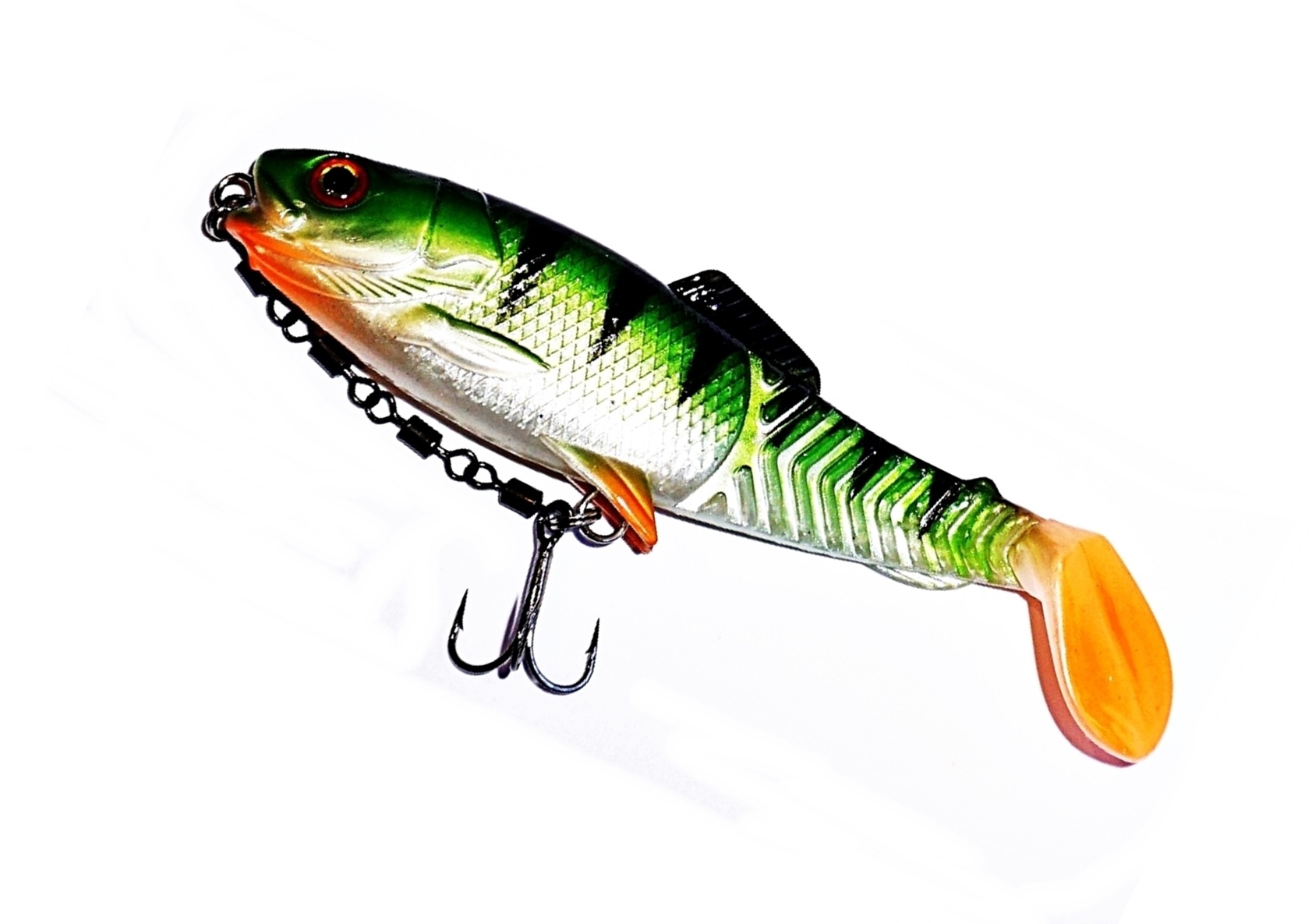 Ripper Uzbrojony Miracle Fish Kopyto 13cm 22,7g Fluo Tiger Perch 3D