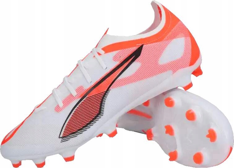 Pánské kopačky lisovky Puma Ultra 5 Match Fg/ag bílo-červené
