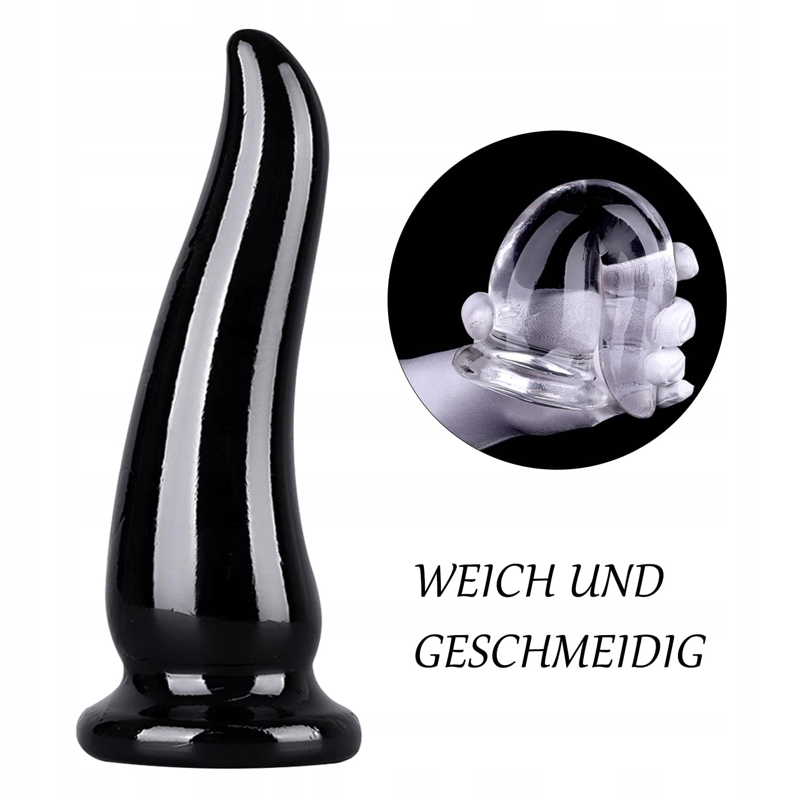 ANALPLUG Silikonowy Korek Analny Dildo 4 Rozmiary Stymulacja G Punktu — miniatura 2