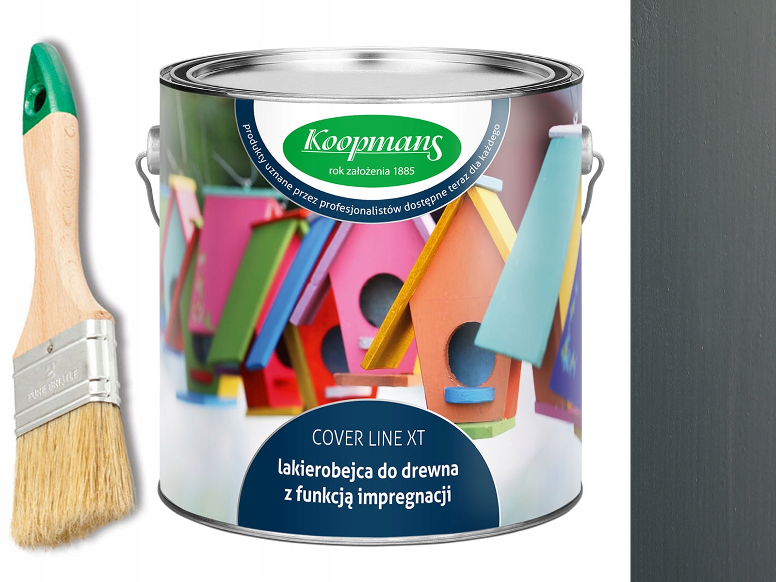 KOOPMANS COVER LINE XT 1L LAKIEROBEJCA SZARY GRAF.