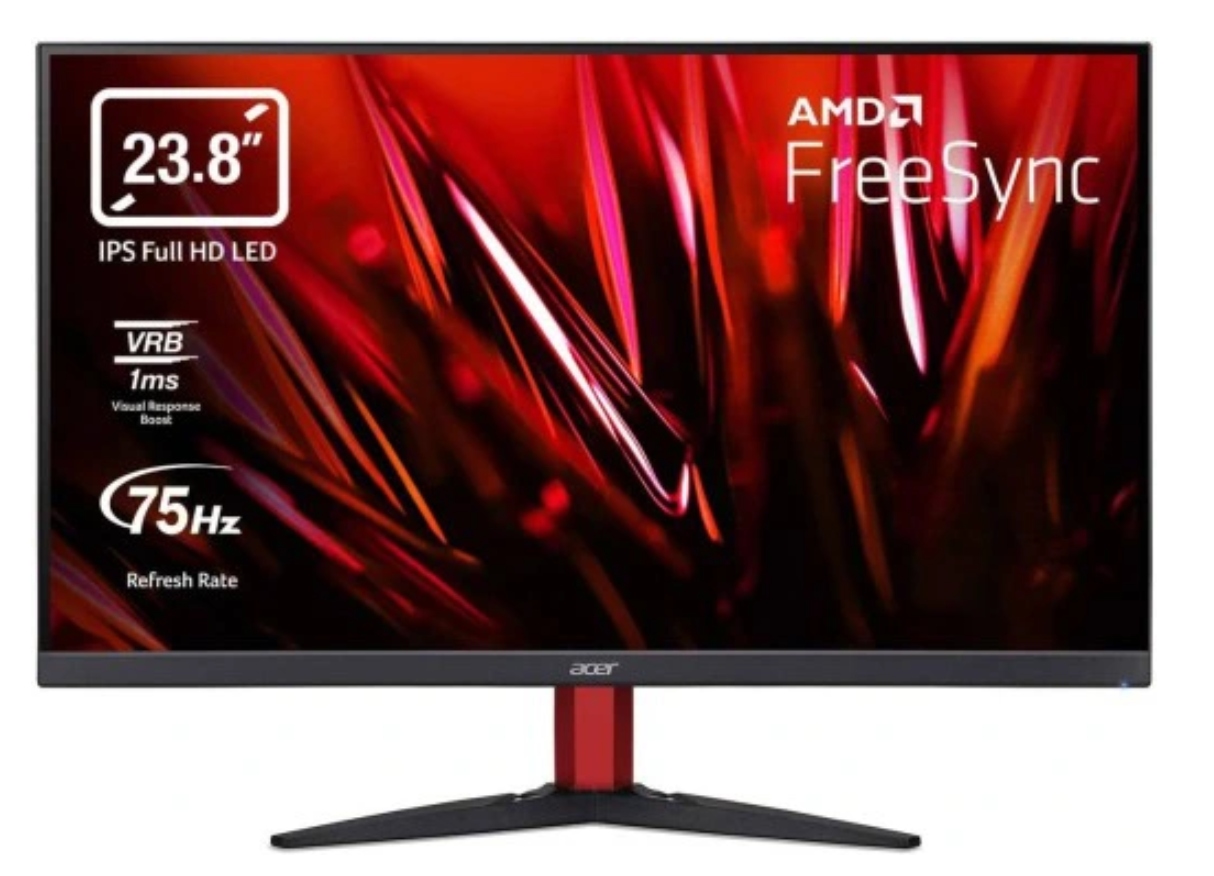 Monitor Acer Nitro KG242Y X1bmiipfx 23,8" Ips 180Hz 1ms Full Hd