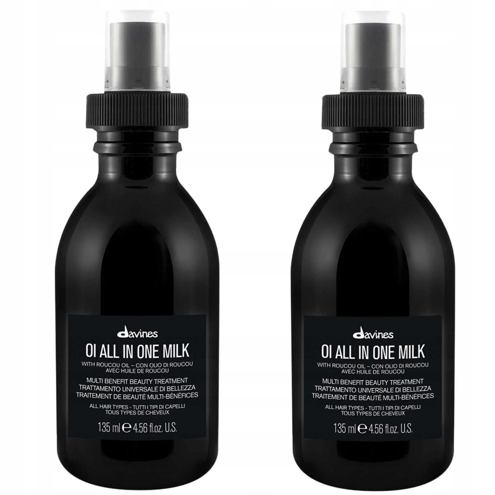 Davines Oi Oil mléko 2x 135 ml vyživující a hydratační mléko pro suché vlasy