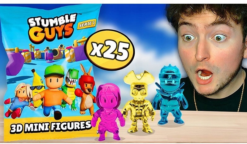 FIGURKA STUMBLE GUYS ORYGINALNE SASZETKA NIESPODZIANKA Wiek dziecka 3 lata +