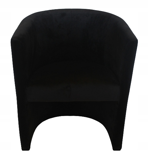 Fotel Klubowy Tomi - Plusz czarny Kod producenta Tomi