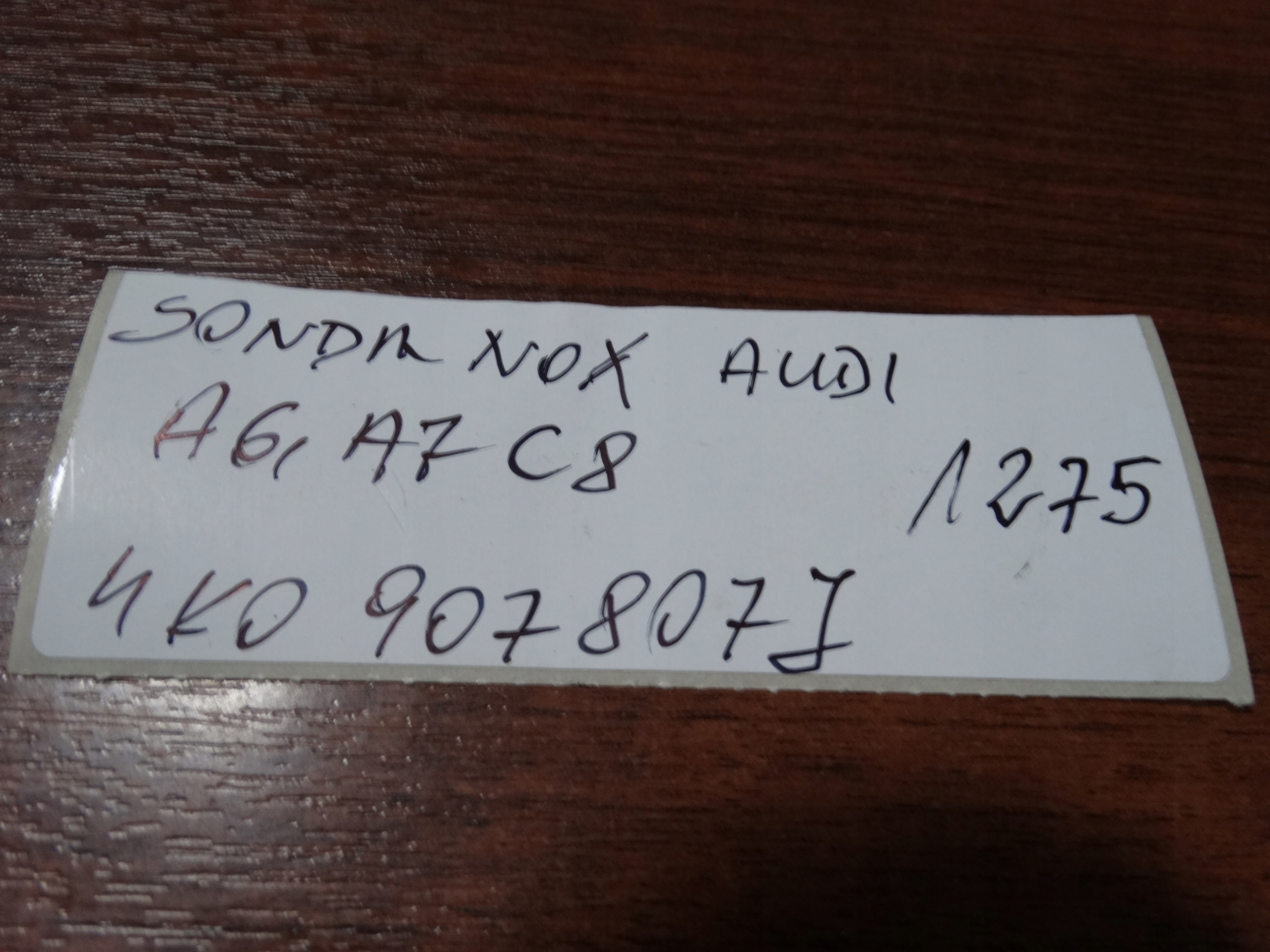 IDEALNA SONDA NOX AUDI A6 A7 C8 4K 1