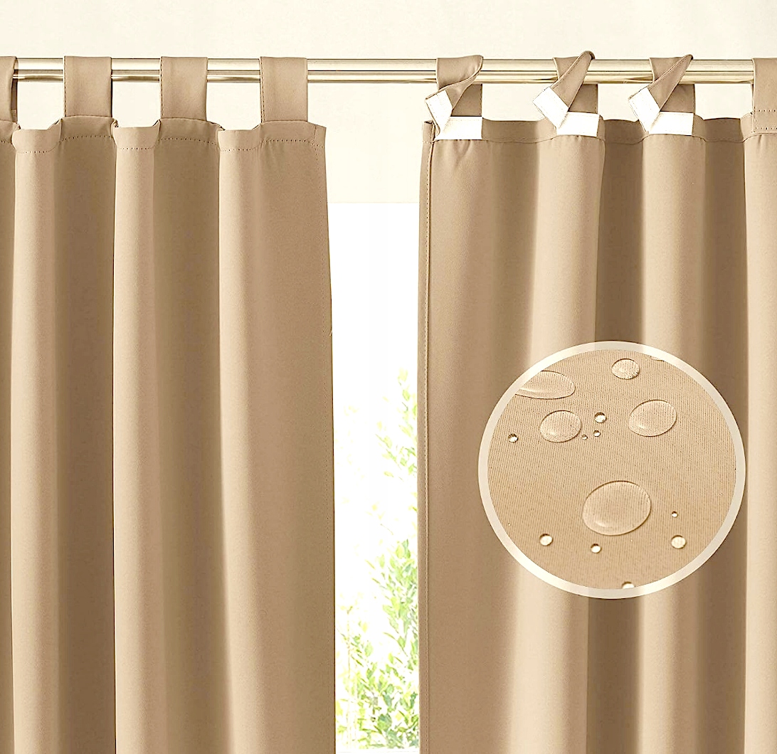 ZASŁONY OGRODOWE 155x200 DO ALTANY TARASU WODOODPORNE ZASŁONA NA ZEWNĄTRZ EAN (GTIN) 5904734898849