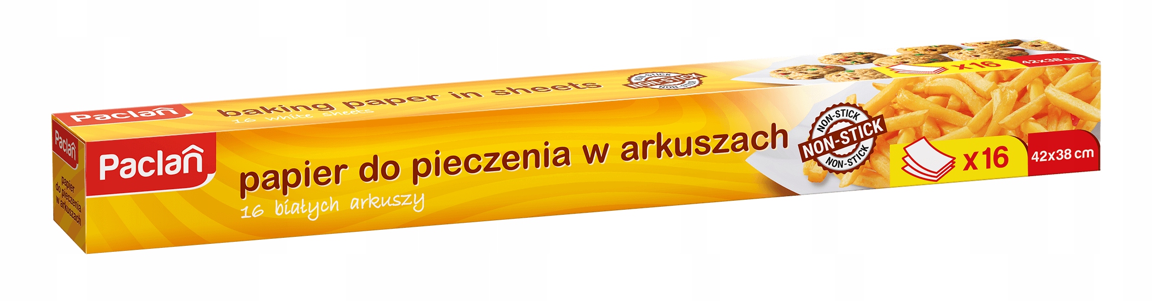 PAPIER DO PIECZENIA ARKUSZE 42x38 PACLAN NON-STICK Długość 800 cm