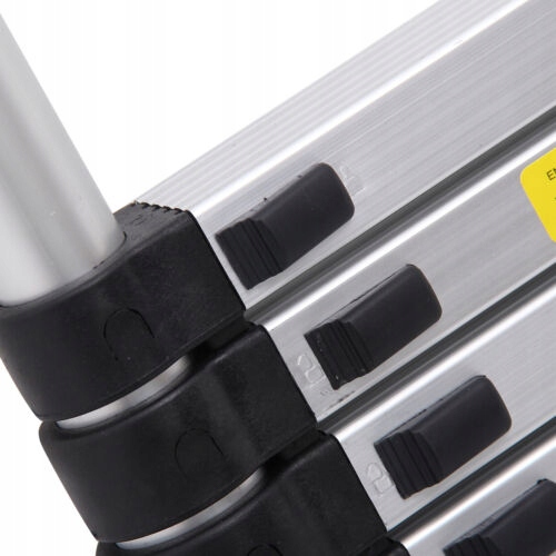 DRABINA TELESKOPOWA 2,6M ALUMINIOWA ROZKŁADANA SKŁADANA PRZENOŚNA StandHeiz Wysokość robocza 2.6 m