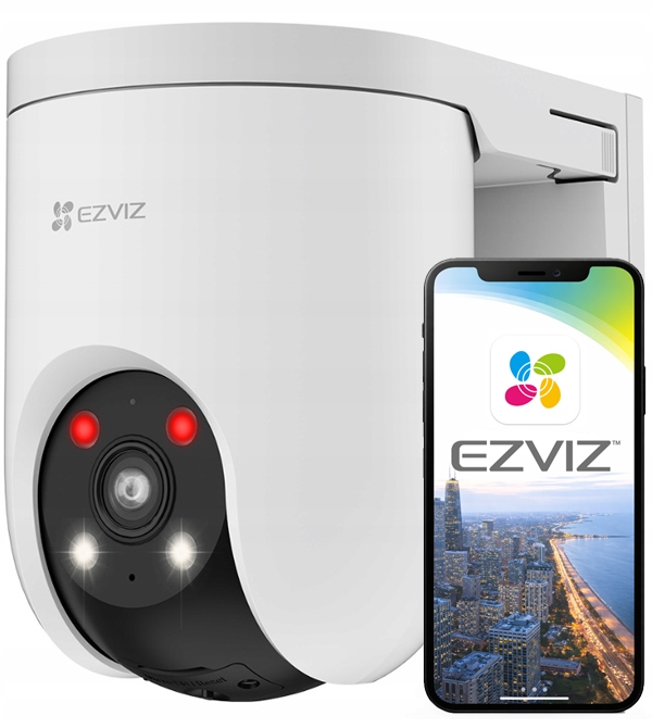 Venkovní kamera Ezviz H8c 4G na Sim kartu Lte Mikrofon Otočný reproduktor