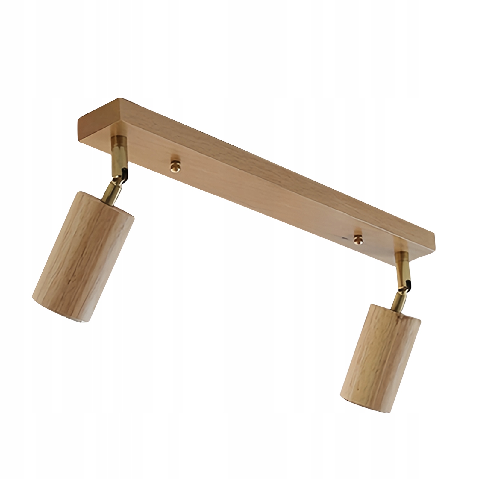 Lampa Sufitowa Kinkiet Dębowa Modern Ruchoma Natynkowy Tub Led Spot 2*GU10