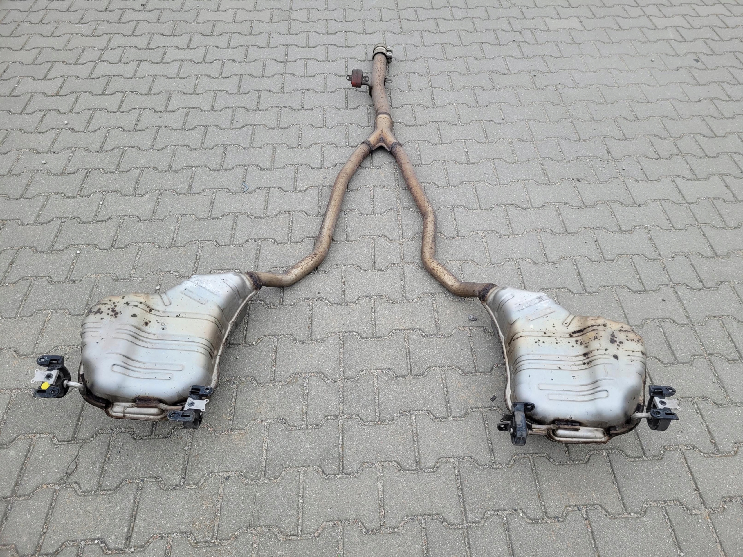 exhaust silencer KOMPLET 3D0253611AG VW PHAETON LIFT 3.0 TDI