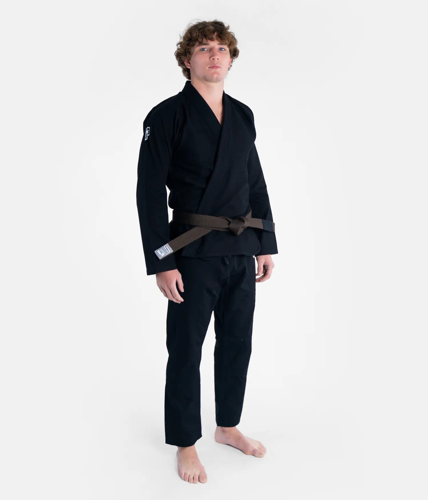 Progress Kimono/Gi Bjj Pánské The Academy Černé bílý pásek v sadě A1