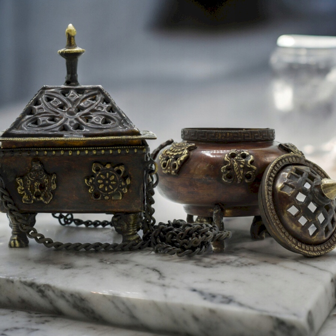 Tybetańska Kadzielnica Podstawka Duży Żółw Marka Ancient Wisdom