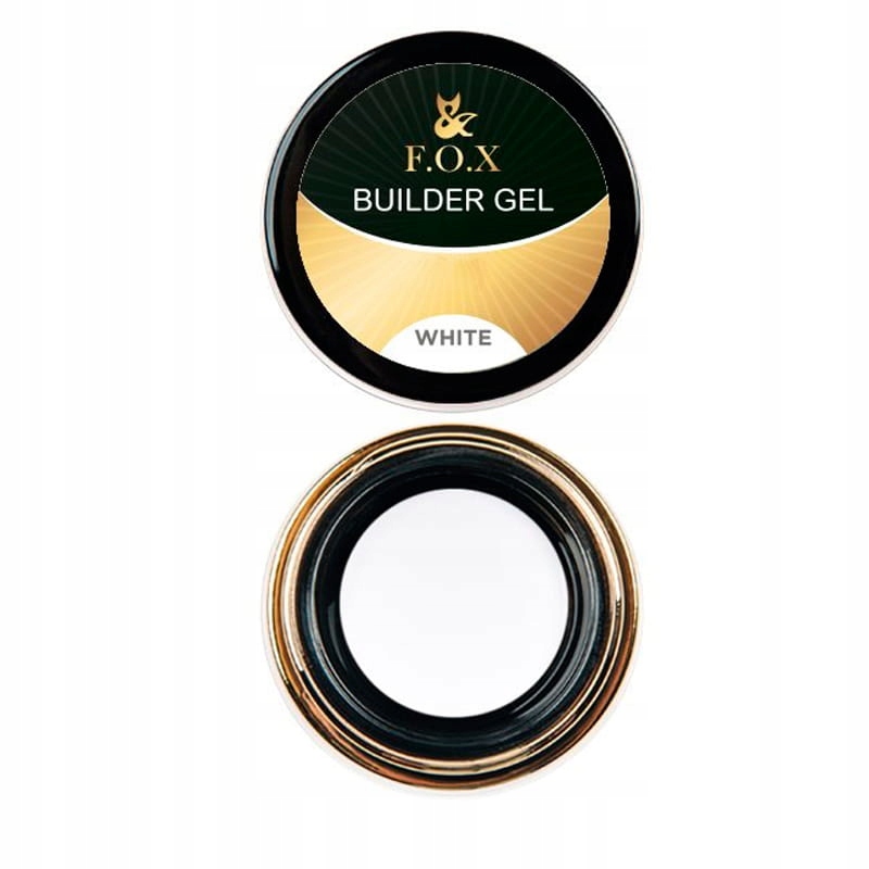 Builder Gel White Stavební Gel Fox Nails Professional 50 ml