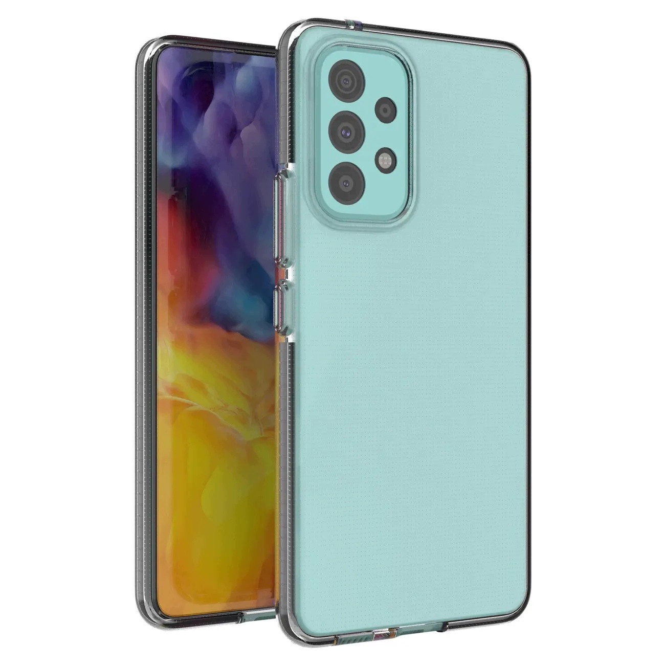 Spring Case pokrowiec żelowe etui z kolorową ramką do Samsung Galaxy