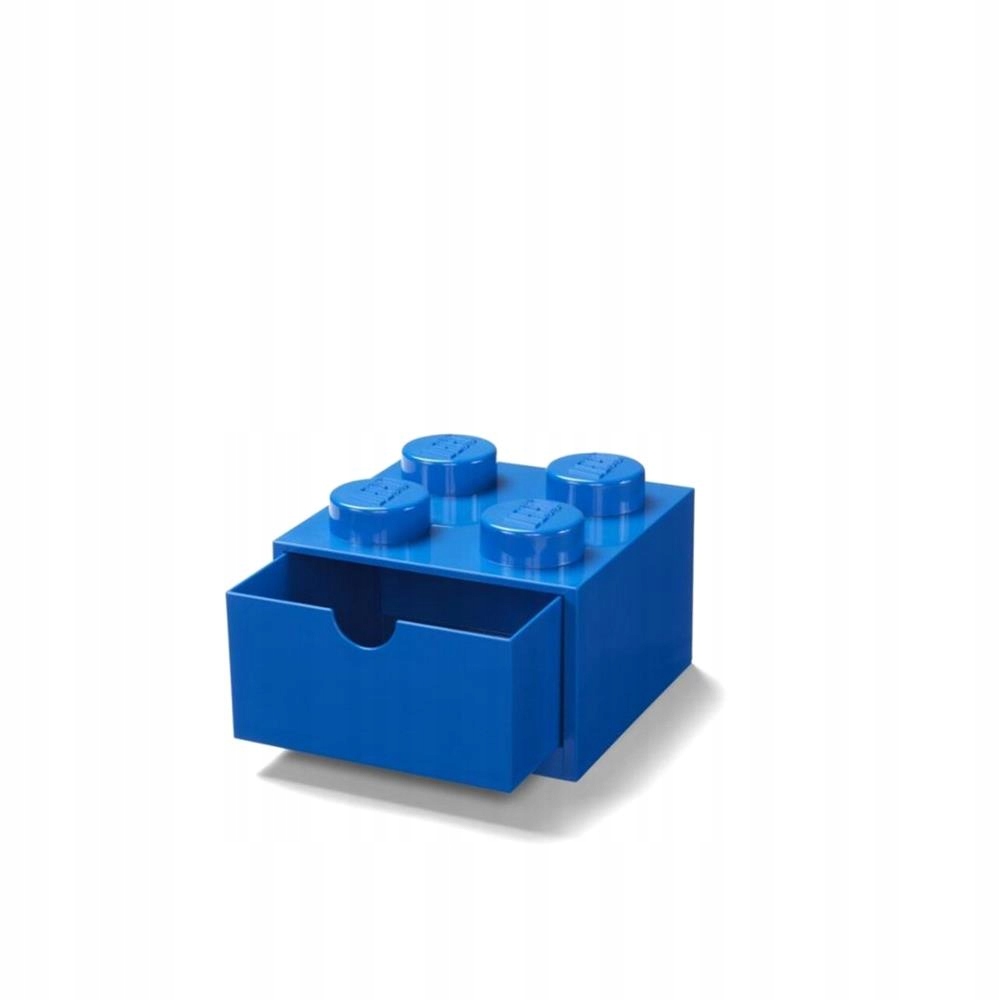 Lego Pojemnik Klocek Z Szufladą Czwórka Niebieski