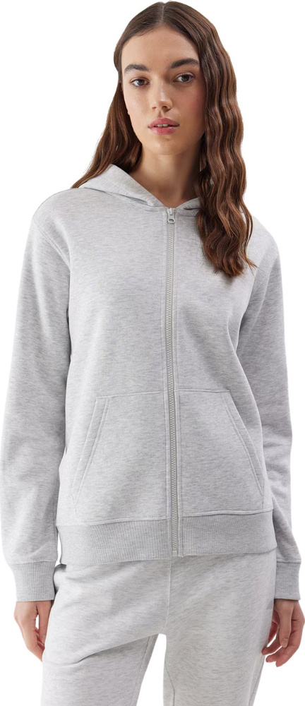 Mikina 4F F0956 Šedá 4F WSS24TSWSF0956 27M vel. S