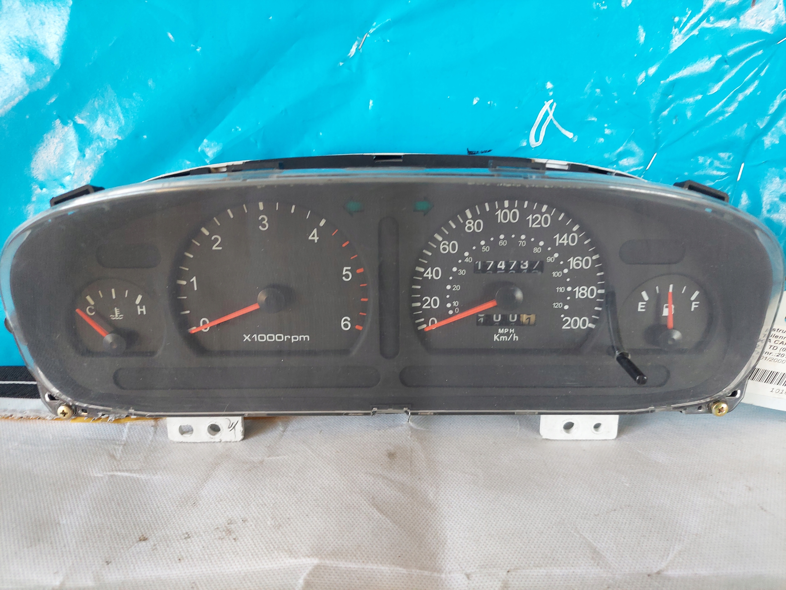 dials clock KIA CARNIVAL 2.9 TD 2003-2550