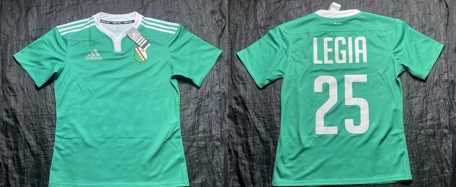 Legia Warszawa Rugby Adidas oryginalna nowa meczowa koszulka rozmiar L