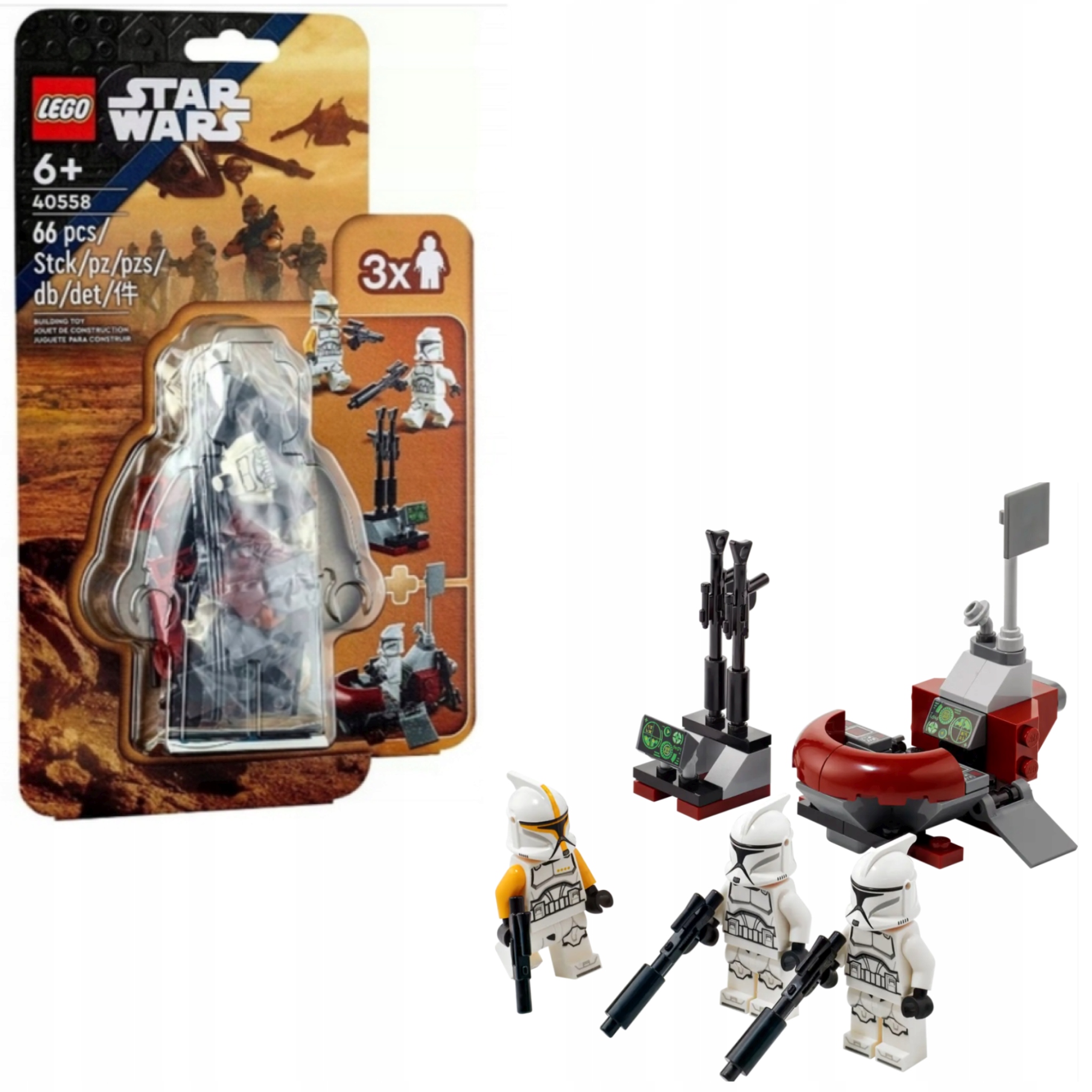 Sada Lego Star Wars – 40558 – Velitelská Stanice Vojáka Klonového Oddílu